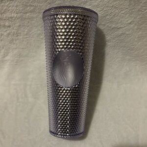 Starbucks 2019 Holiday Silver Studded Tumbler 24 oz